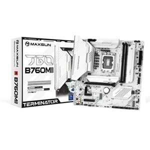 MAXSUN TEMINATÖR B760M GKD5 ICE DDR5 HDMI-DP PCIE 5.0 1700P MATX