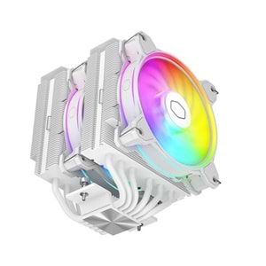 COOLERMASTER HYPER 622 HALO ARGB AM5-1700P HAVA SOĞUTMALI DUAL İŞLEMCİ FANI BEYAZ