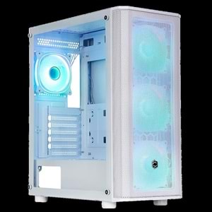 FRISBY 650W 80+ CM-106 GAMING MID-TOWER PC KASASI BEYAZ