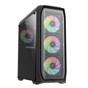 ZALMAN 700W N5-MF 4-RGB FANLI GAMING MID TOWER PC KASASI