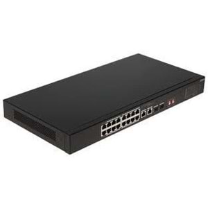 DAHUA 16port 135w FULL PoE S3218-16ET-135 GIGABIT 2X UPLINK-2X SFP Yönetilemez Switch