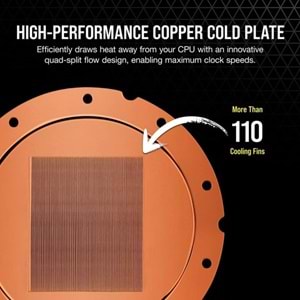 CORSAIR CX-9010020-Ww Hydro X Serisi XC8 RGB PRO CPU Su Bloğu JayzTwoCents Sürümü (1700/1200/AM4)
