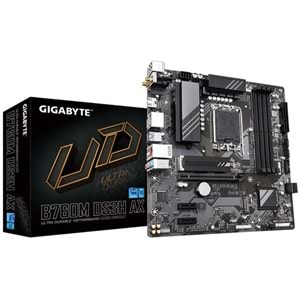 GIGABYTE B760M DS3H AX WIFI-6E DDR4 HDMI TYPE-C DP PCIE 4.0 1700p mATX