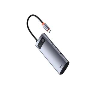BASEUS STARJOY GRI 7IN1 MULTIFONKSIYONEL HUB ADAPTÖR B00030708811-00 