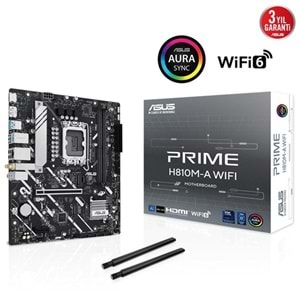 ASUS PRIME H810M-A WIFI-6E DDR5 HDMI-DP PCIE 4.0 1851p mATX