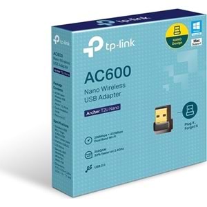 TP-LINK ARCHER T2U NANO AC600 Dual Band USB Kablosuz Adaptör	