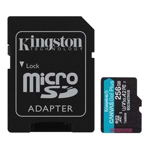 KINGSTON 256GB CANVASGO+ SDCG4/256GB MICRO-SD HAFIZA KARTI