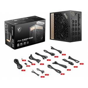 MSI 1300W 80+ PLATINUM MEG AI1300P PCIE 5.0 TAM MODÜLER POWER SUPPLY