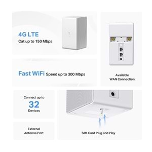 MERCUSYS MB110-4G N300 4G-LTE ROUTER