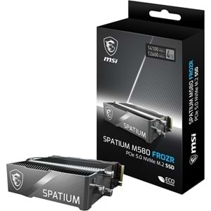 MSI 4TB SPATIUM M580 FROZR 14100-12600MB/s M2 PCIE GEN5 DİSK