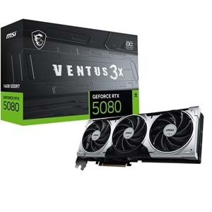 MSI RTX5080 16GB VENTUS 3X OC PLUS GDDR7 256bit HDMI DP PCIe 5.0