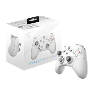 MSI GG FORCE GC300 W Beyaz Oyun Kolu Kablosuz Gamepad