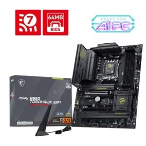 MSI MAG B850 TOMAHAWK WIFI7 DDR5 HDMI-DP PCIE 5.0 AM5 ATX