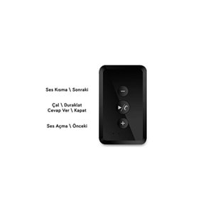 Everest ZC-300 Bluetooth Müzik Alıcı + Mikrofon Destekli Kontrol