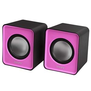 Snopy SN-66 2.0 Pembe USB Speaker