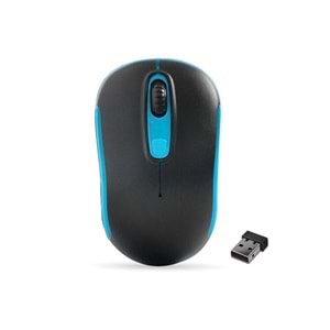 Everest SM-804 Usb Siyah/Mavi 1600dpi Kablosuz Mouse