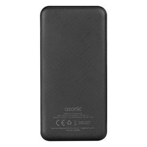 Asonic AS-P10 10000mAh 2*USB Output Powerbank Siyah Taşınabilir Pil Şarj Cihazı