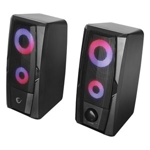 Rampage RMS-X9 2.0 RGB Işıklı Multimedia 5V 30dB Gaming Oyuncu Speaker