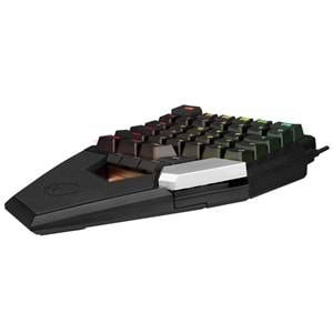 Rampage KB-277 OMNI Siyah Örgülü Type C RGB 6 Farklı Aydınlatma Modu Q Mini Gaming Oyuncu Klavyesi