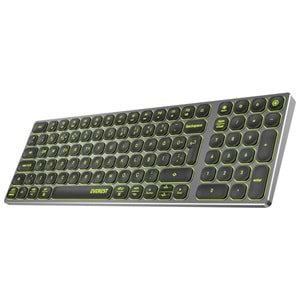 Everest KB-BT98 Beyaz/Gri Bluetooth Ultra İnce+Şarjlı Q Mac/Win/Android/Ios Uyumlu Kablosuz klavye