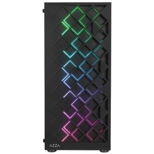 RAMPAGE AZZA V1 4-RGB FANLI GAMING MID-TOWER PC KASASI