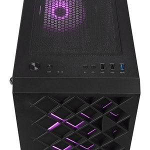 RAMPAGE AZZA V1 4-RGB FANLI GAMING MID-TOWER PC KASASI