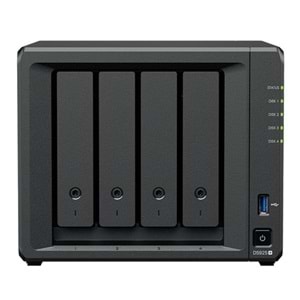  SYNOLOGY DS925-32G PLUS RYZEN V1500B-32GB RAM- 4-diskli Nas Server (Disksiz) 