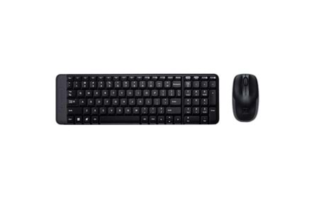 LOGITECH MK220 Kablosuz Q Trk Siyah Multimedya Klavye - Mouse Set 920-003163