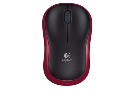 LOGITECH M185 Kablosuz Optic Siyah/Kırmızı Mouse 910-002237