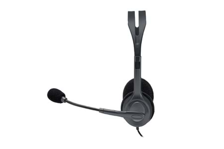 LOGITECH H110 Stereo 3.5mm Jack Gri Mikrofonlu Kulaklık 981-000271