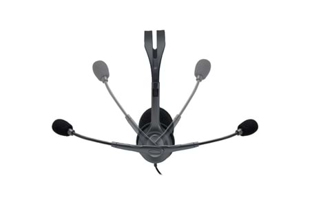 LOGITECH H110 Stereo 3.5mm Jack Gri Mikrofonlu Kulaklık 981-000271