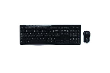 LOGITECH MK270 Kablosuz Q Trk Siyah Multimedya Klavye - Mouse Set 920-004525