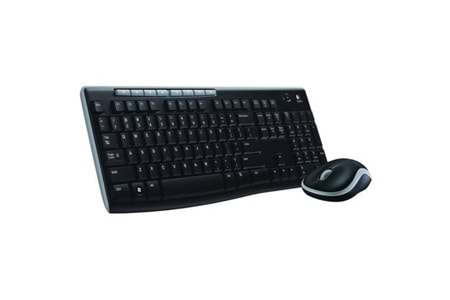 LOGITECH MK270 Kablosuz Q Trk Siyah Multimedya Klavye - Mouse Set 920-004525