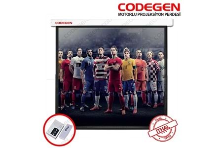 CODEGEN EX18 180x180 Motorlu Projeksiyon Perdesi