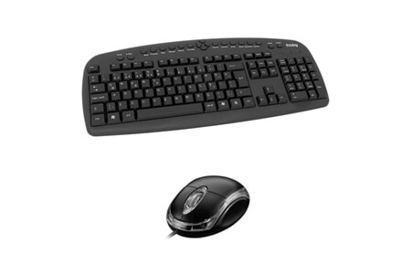 FRISBY FK-146QU USB Q Trk Optic Mouse Siyah Multimedya Klavye & Mouse Set