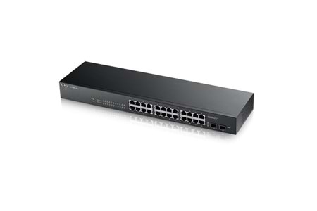 ZyXEL 24port GS1900-24 GIGABIT 2X SFP Yönetilebilir Switch RackMount