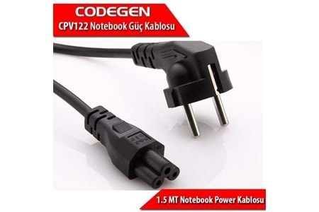 CODEGEN CPV122 3x0.75mm 1.5metre Notebook Power Kablosu