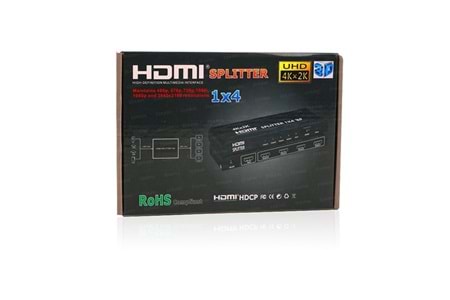 DARK 4port DK-HD-SP4X1 1port HDMI (giriş) 4port HDMI (çıkış) HDMI Switch