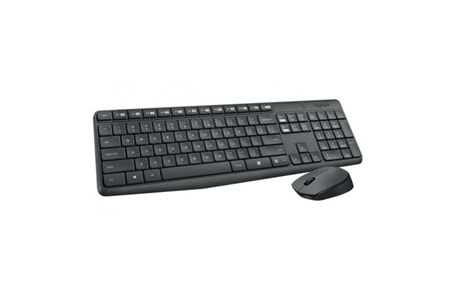 LOGITECH MK235 Kablosuz Q Trk Siyah Multimedya Klavye - Mouse Set 920-007925