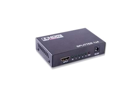 QPORT 4port Q-SPL4 1port HDMI (giriş) 4port HDMI (çıkış) 1920x1080 HDMI Splitter