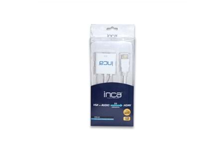 INCA IVTH-01 0.15metre VGA- HDMI Görüntü Adaptörü Beyaz 1080p