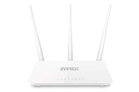 EVEREST EWR-F303 N300 2.4GHZ Mesafe Genişletici EV Ofis Tipi Router Router