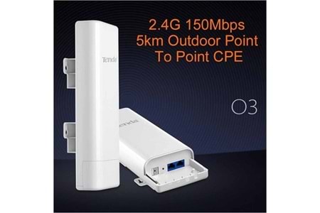 TENDA O3 12dbi 150mbps 2.4ghz 5+km Harici Access Point