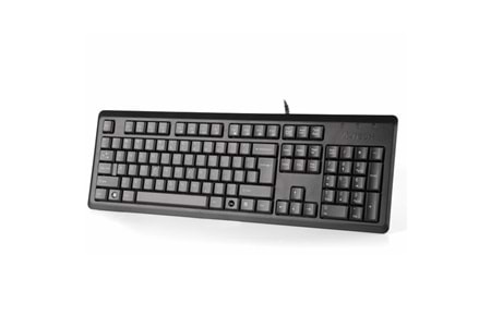 A4 TECH KR-92 USB Q Trk Siyah Multimedya Klavye Suya Dayanıklı