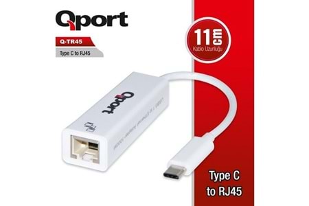 QPORT Q-TR45 Gigabit 1port Type-C Ethernet