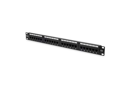 DIGITUS 1U 24port Cat6 Utp Bakır Patch Panel DN-91624U