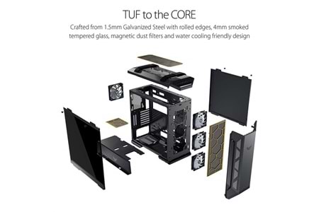 ASUS TUF GAMING GT501 Gaming E-ATX PC Kasası 