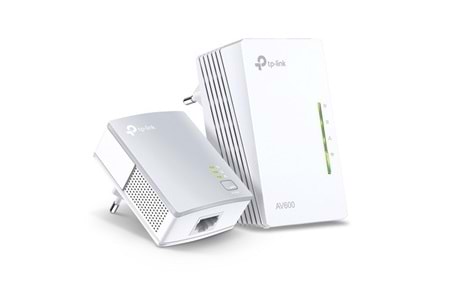 TP-LINK TL-WPA4220KIT 600mbps AV600 Kablosuz 300mbps EV Ofis Tipi PowerLine Ağ Adaptörü 2-li paket