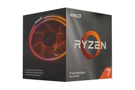 AMD RYZEN 7 3700X 36MB 8çekirdekli VGA YOK AM4 65w Kutulu+Fanlı