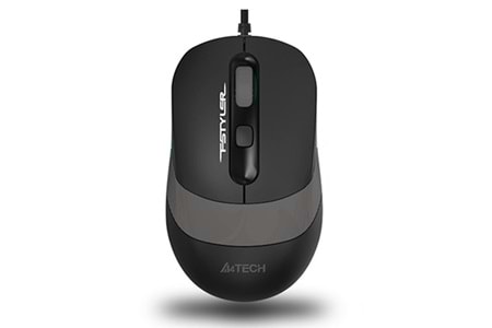 A4 TECH FM10 USB 1600dpi Optic Siyah/Gri Mouse